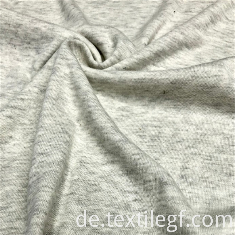 Gray Cvc 1 1 Rib Knitting Fabric 3
